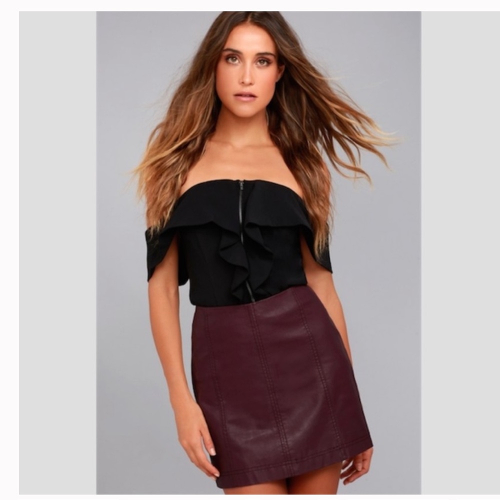 Free People Modern Femme Mini Skirt